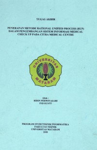 Penerapan Metode Rational Unified Process (RUP) Dalam Pengembangan Sistem Informasi