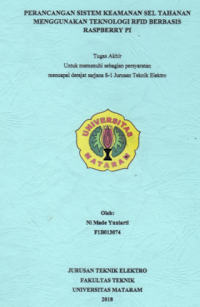 PERANCANGAN SISTEM KEAMANAN SEL TAHANAN MENGGUNAKAN TEKNOLOGI RFID BERBASIS RASPBERRY PI