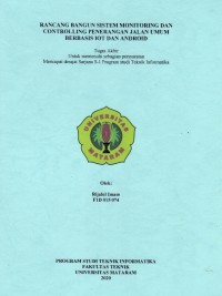 RANCANG BANGUN SISTEM INFORMASI GEOGRAFIS BERBASIS WEB DAN ANDROID UNTUK PEMETAAN INDUSTRI KECIL DAN MENENGAH DI KOTA MATARAM