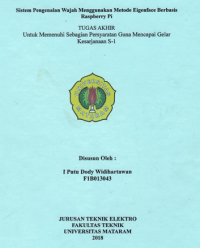 SISTEM PENGENALAN WAJAH MENGGUNAKAN METODE EIGENFACES BERBASIS RASPBERRY PI