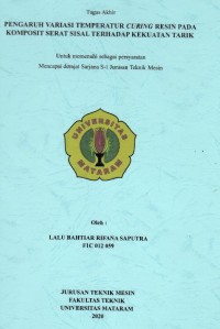 Pengaruh Variasi Temperatur Curing Resin Pada Komposit Serat Sisal Terhadap Kekuatan Tarik